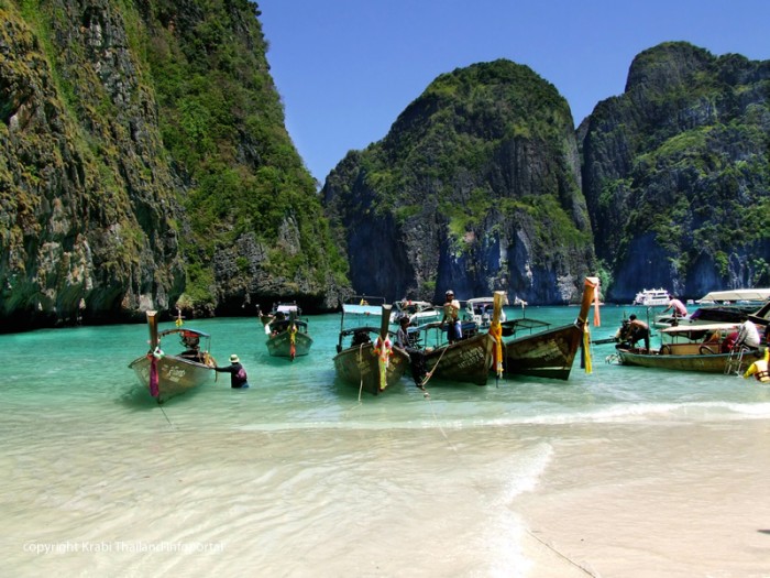 Maya Bay auf Koh Phi Phi Island Krabi