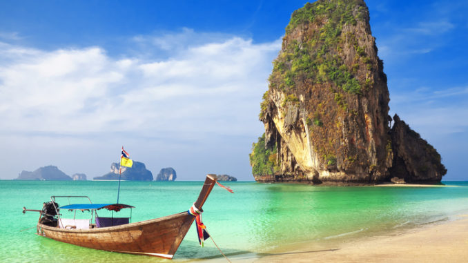 Railay beach, Krabi. Thailand